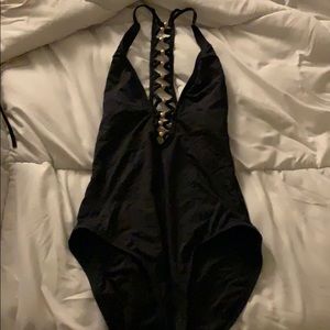 Trina Turk Black One Piece